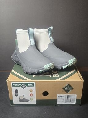Muck Boot Company Outscape Max Women's Grey & Mint Slip-On Rain Boots